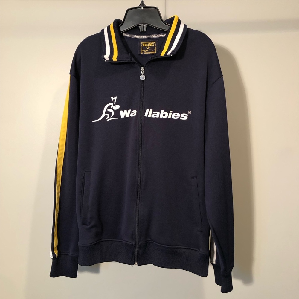 Wallabies Navy Zip-Up Jacket in excellent used condition.